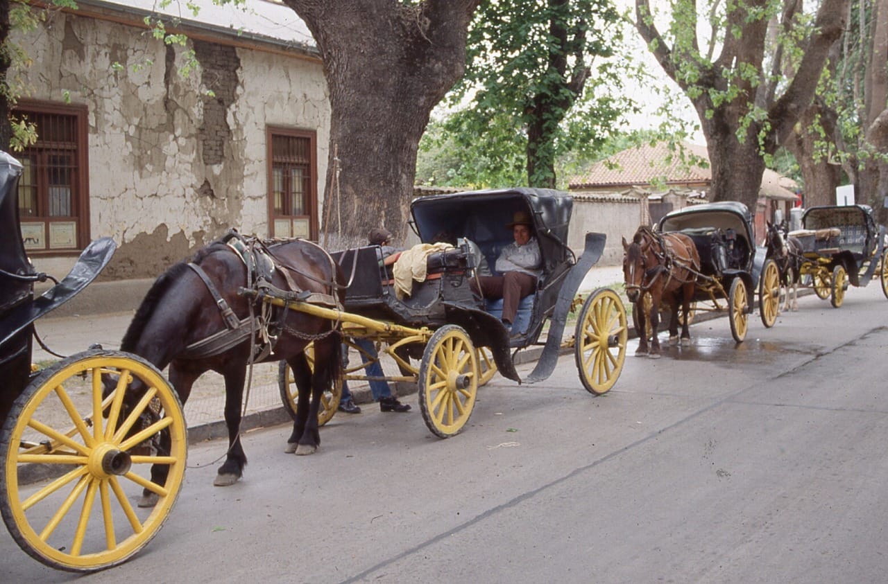 Coches y victorias, el transporte en Barrio Bisquertt 1