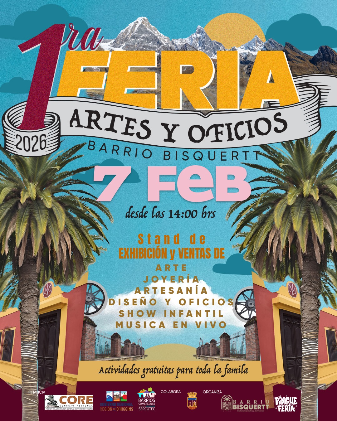 Barrio Bisquertt tendrá su Primera Feria de Artes y Oficios 1